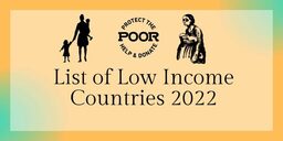 List of Low Income Countries 2022