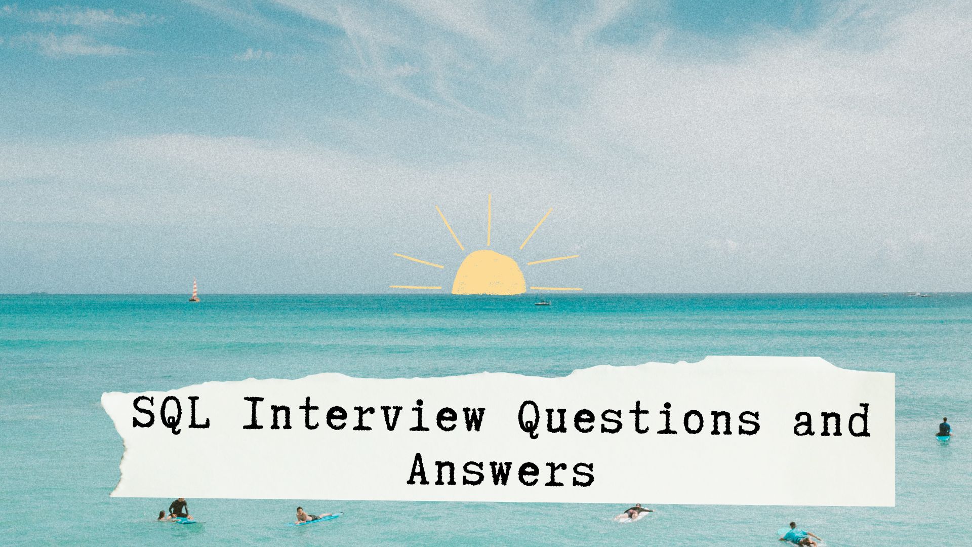 SQL Interview Questions and Answers